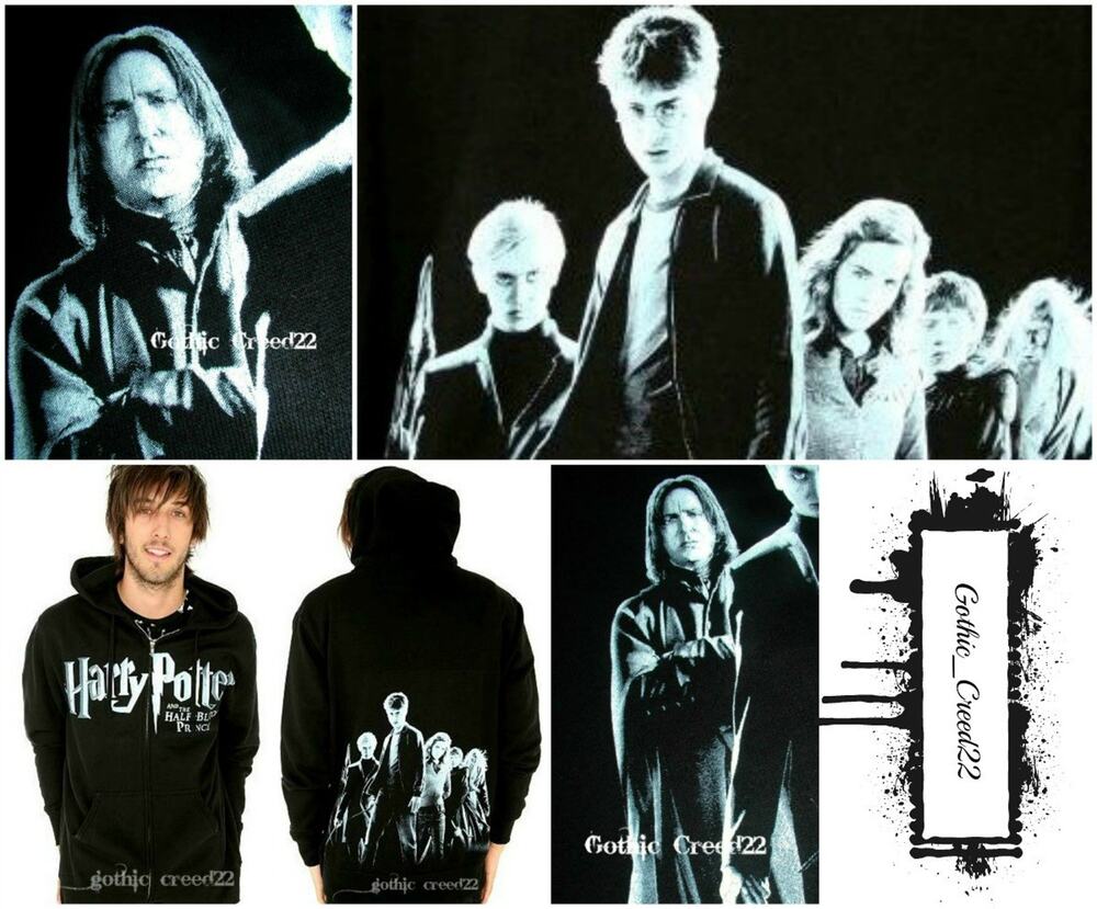 Harry Potter Alan Rickman/Snape CAST Rare Zip Hoodie 2009 Release Hot Topic 2XLG